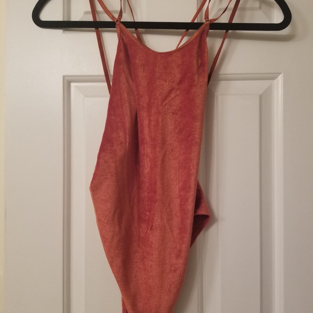Urban Outfitters velour body suit